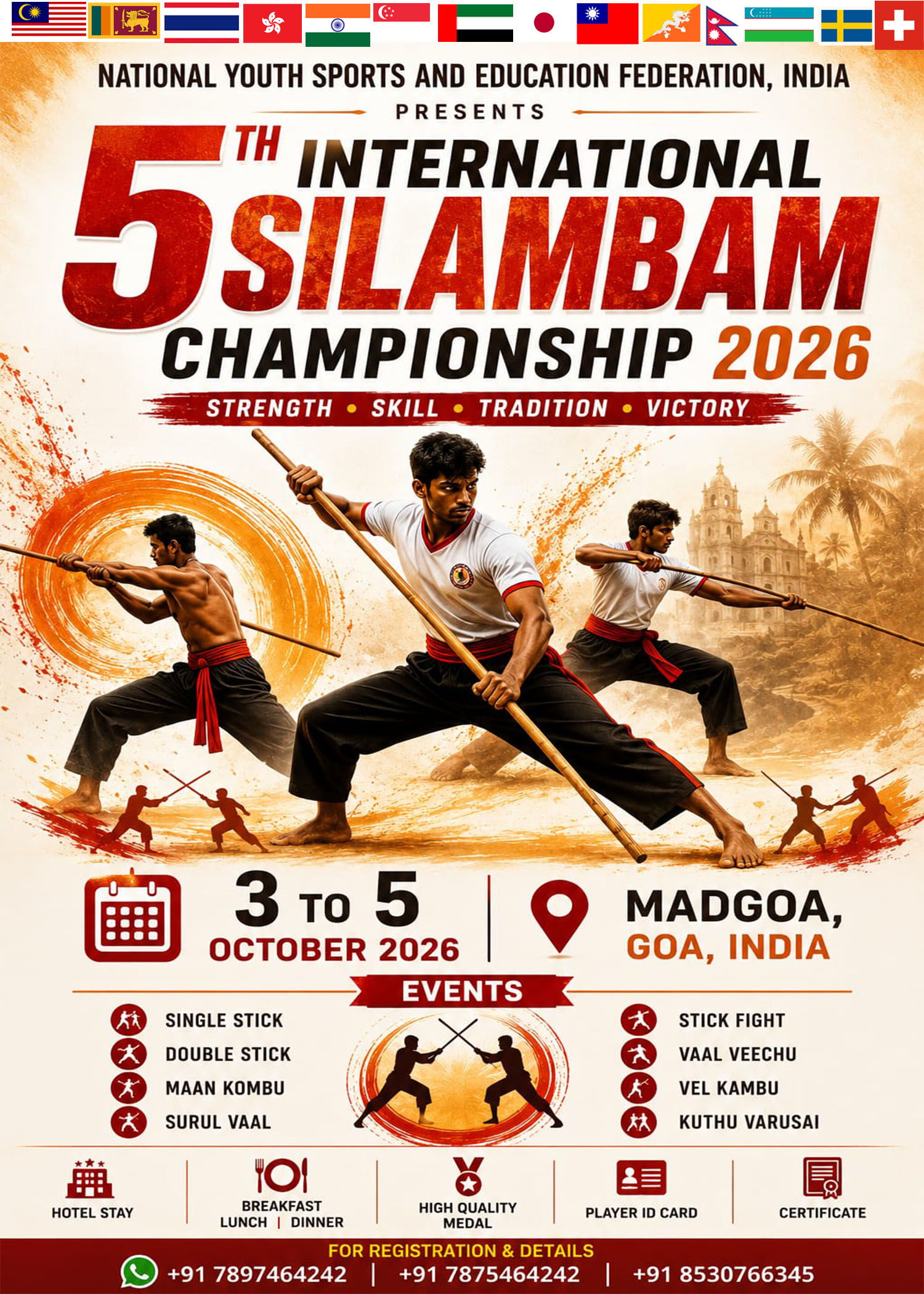 Goa 5th International Silambam Championship 2026