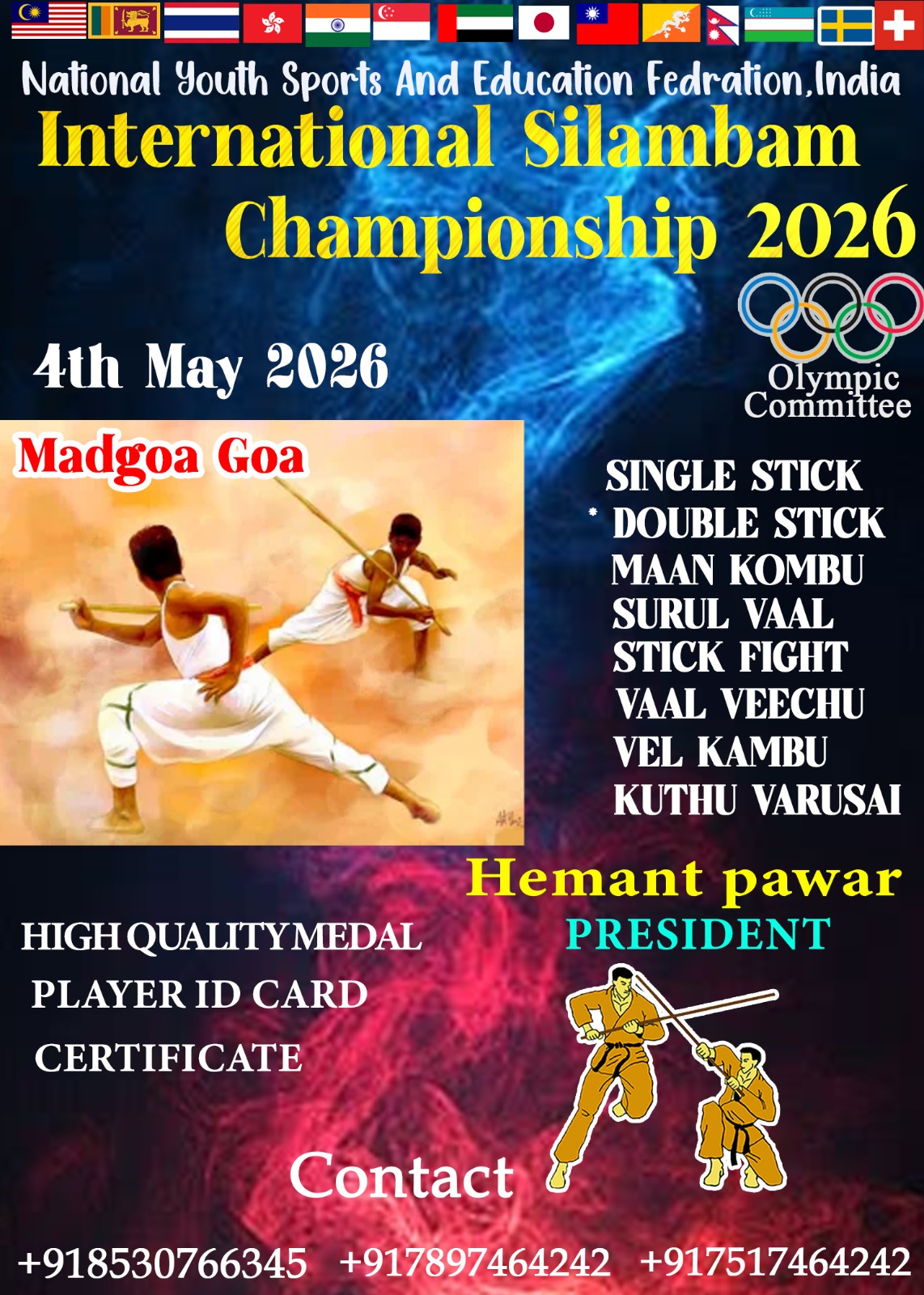 Goa International Silambam Championship 2026